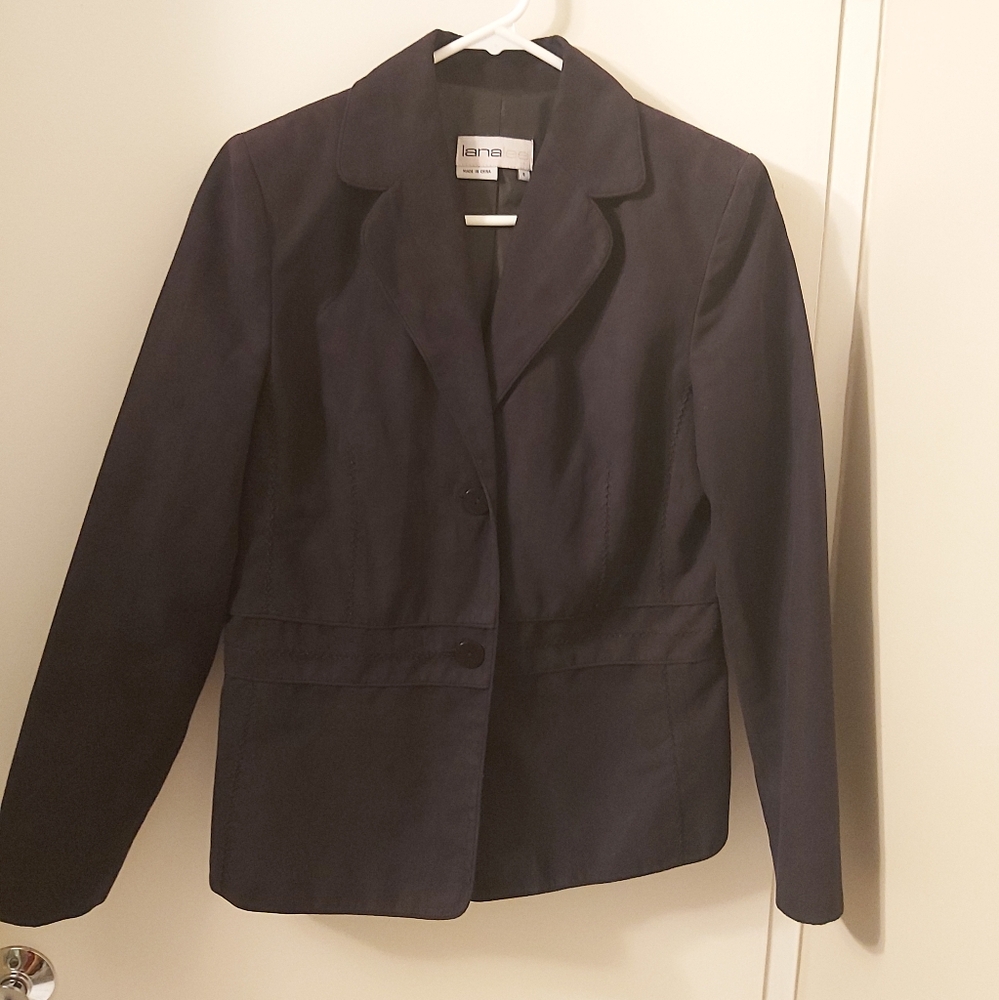 Lana Lee Black Blazer Jacket, Size 8